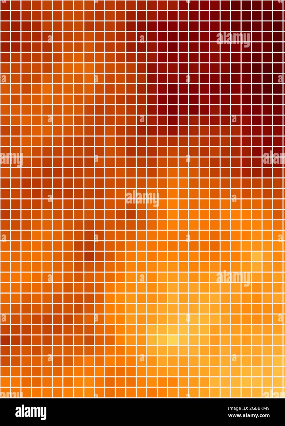 Abstract Geometrical color pixel generative art illustration Stock ...