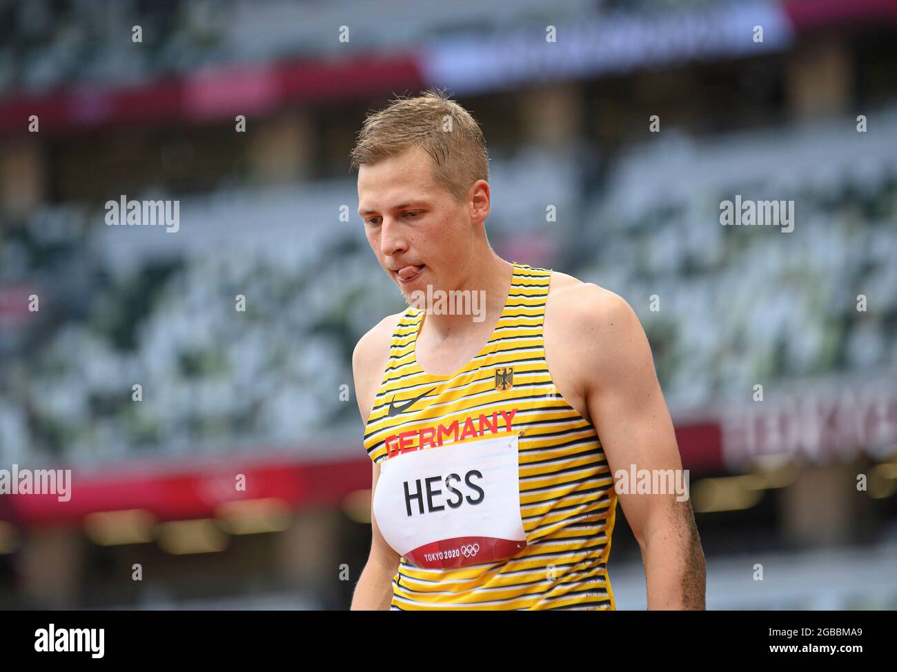 Max HESS (GER), disappointed, disappointed, disappointment, disappointment,  athletics, men's triple jump, men's triple jump, on August 03, 2021 Olympic  Summer Games 2020, from July 23. - 08.08.2021 in Tokyo/Japan Stock Photo -  Alamy
