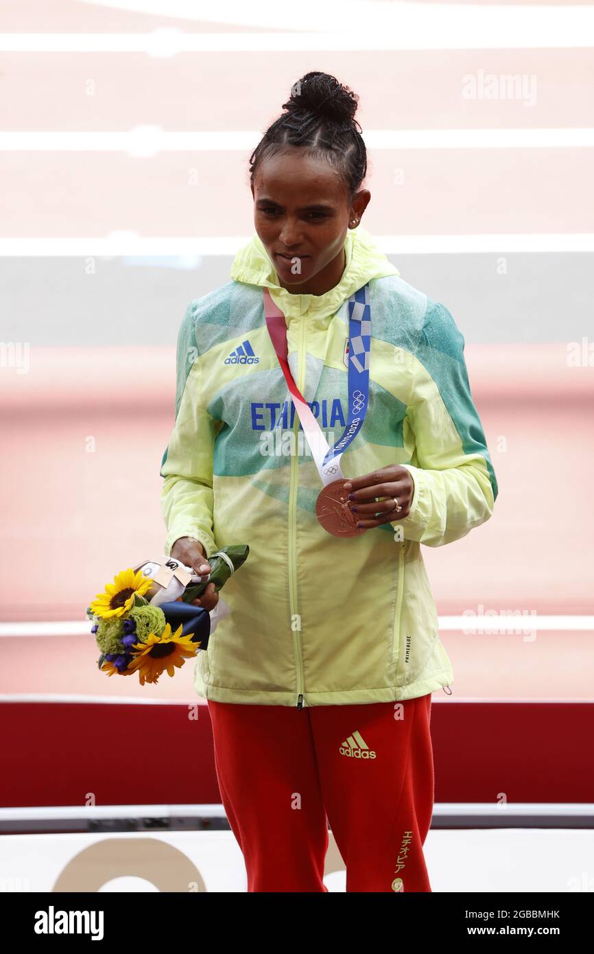 TSEGAY Gudaf (ETH) 3rd Bronze Medal during the Olympic Games Tokyo 2020