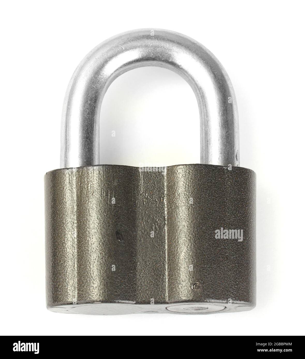 old padlock isolated on white background Stock Photo - Alamy