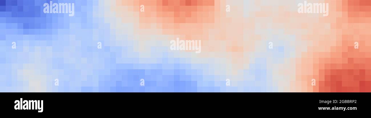 Abstract Geometrical color pixel generative art illustration Stock ...