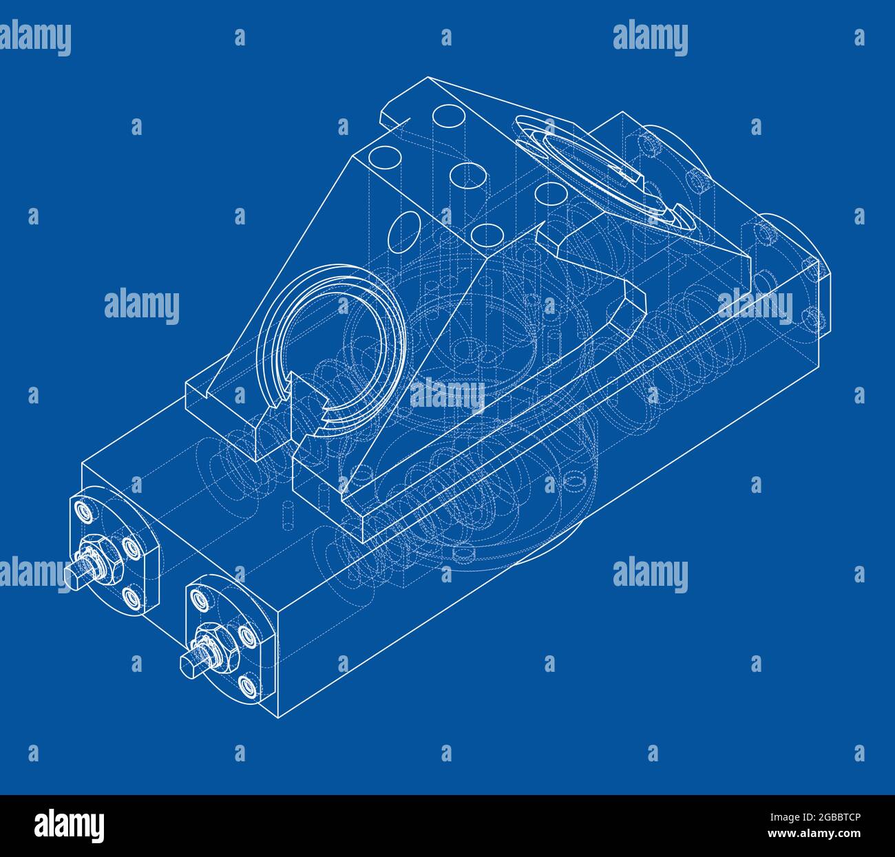 Abstract industry object concept. Vector Stock Vector Image & Art - Alamy