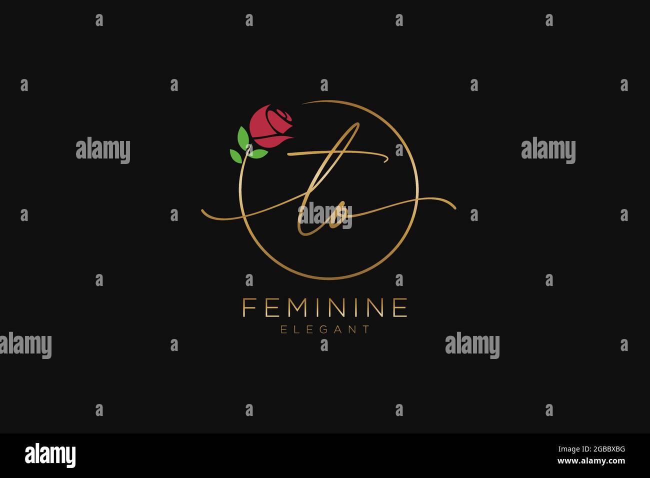 TO Feminine logo beauty monogram and elegant logo design, handwriting ...