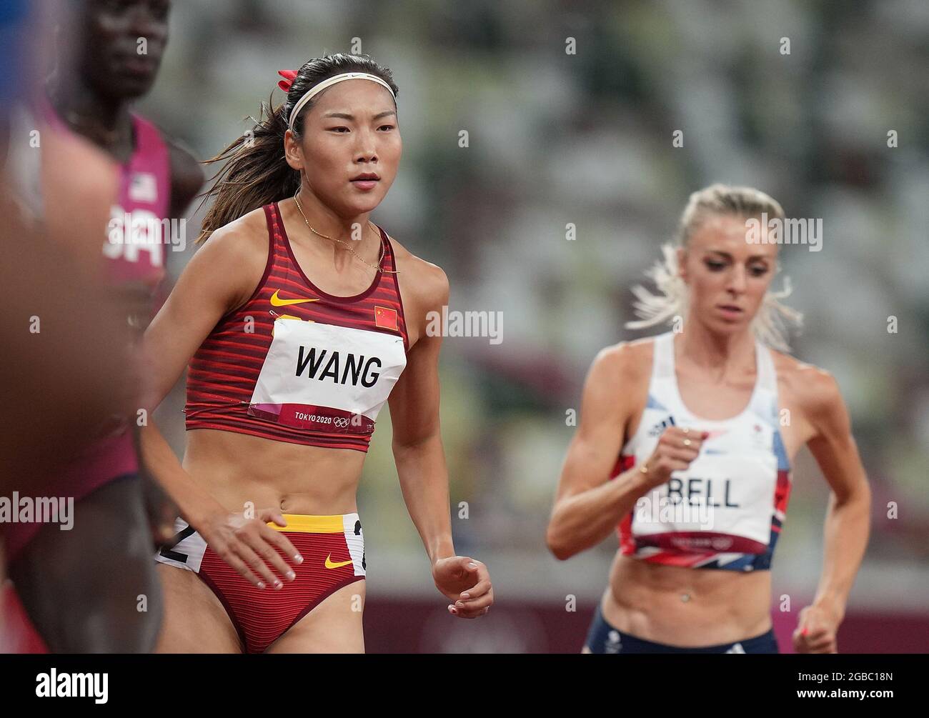 Tokyo, Japan. 3rd Aug, 2021. Wang Chunyu (C) of China competes during ...
