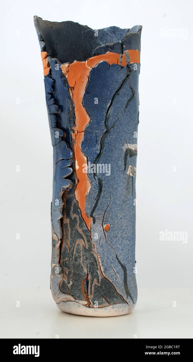 creative clay ceramic art ,shapes, forms, pieces Stock Photo