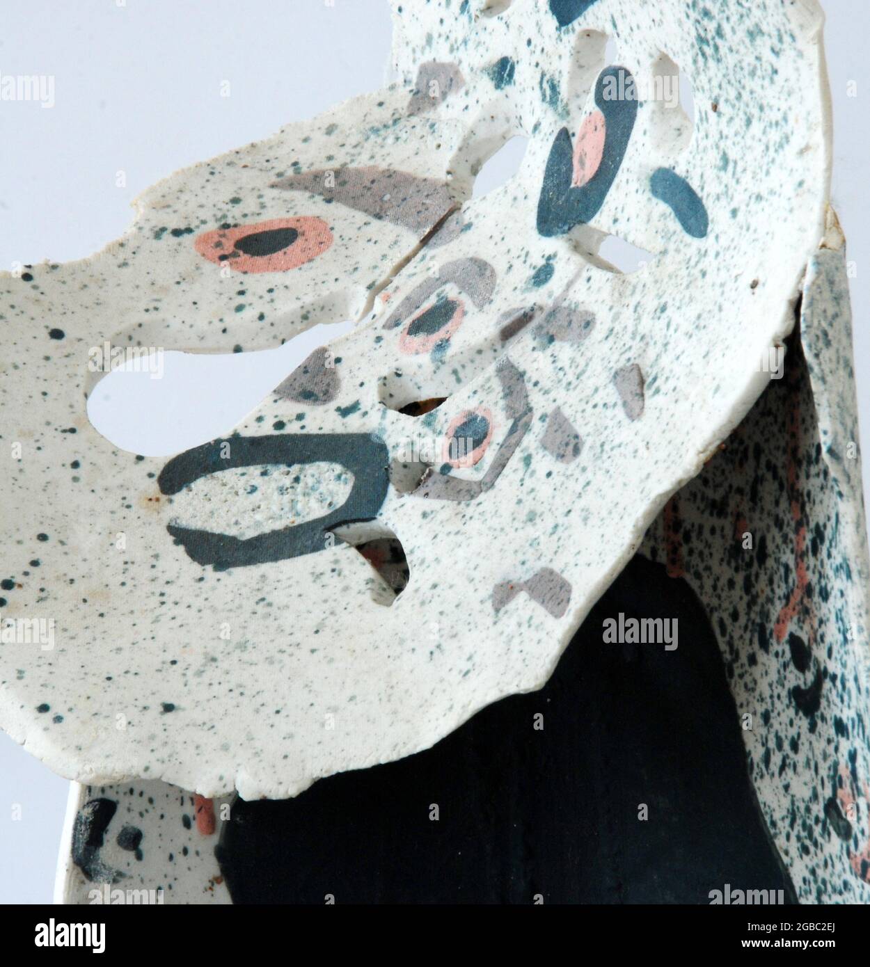 creative clay ceramic art ,shapes, forms, pieces Stock Photo