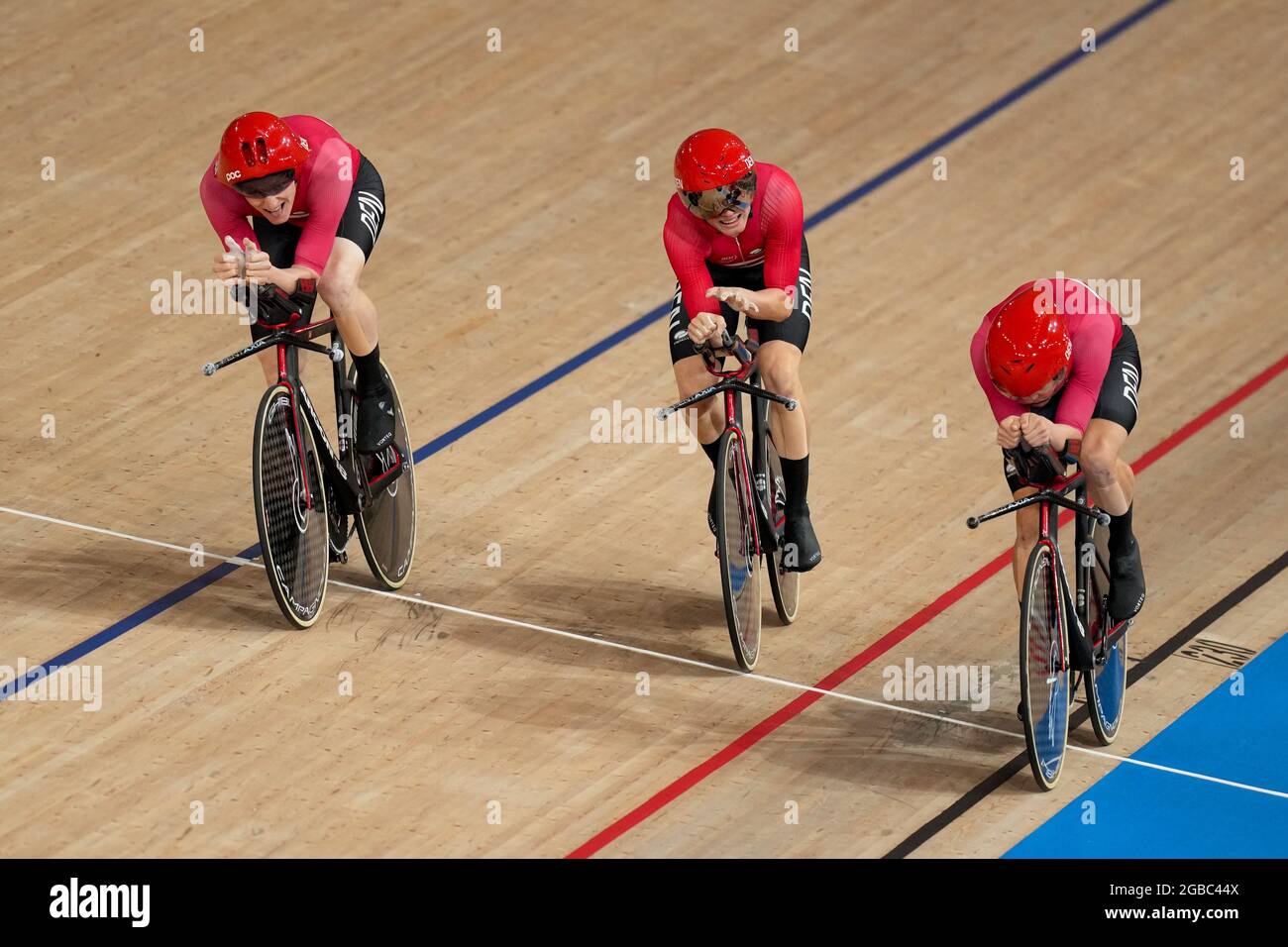 TOKYO, JAPAN - AUGUST 2: Lasse Norman Hansen of Denmark, Niklas Larsen ...
