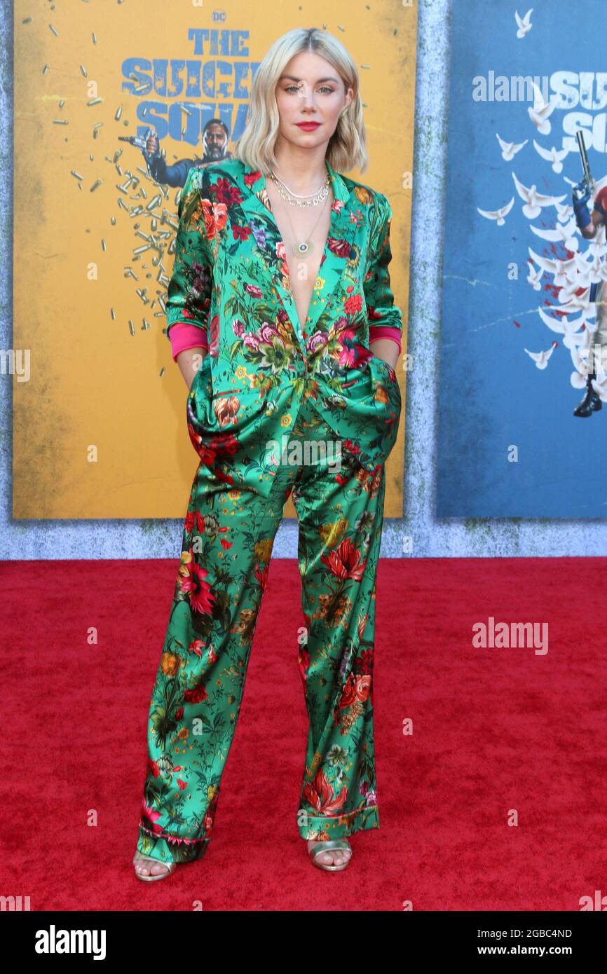 August 2, 2021, Westwood, CA, USA: LOS ANGELES - AUG 2:  Jennifer Holland at the The Suicide Squad Premiere at the Village Theater on August 2, 2021 in Westwood, CA (Credit Image: © Kay Blake/ZUMA Press Wire) Stock Photo