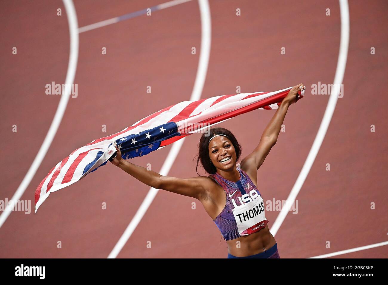 Tokyo, Japan. 3rd Aug, 2021. Gabrielle Thomas of the United States