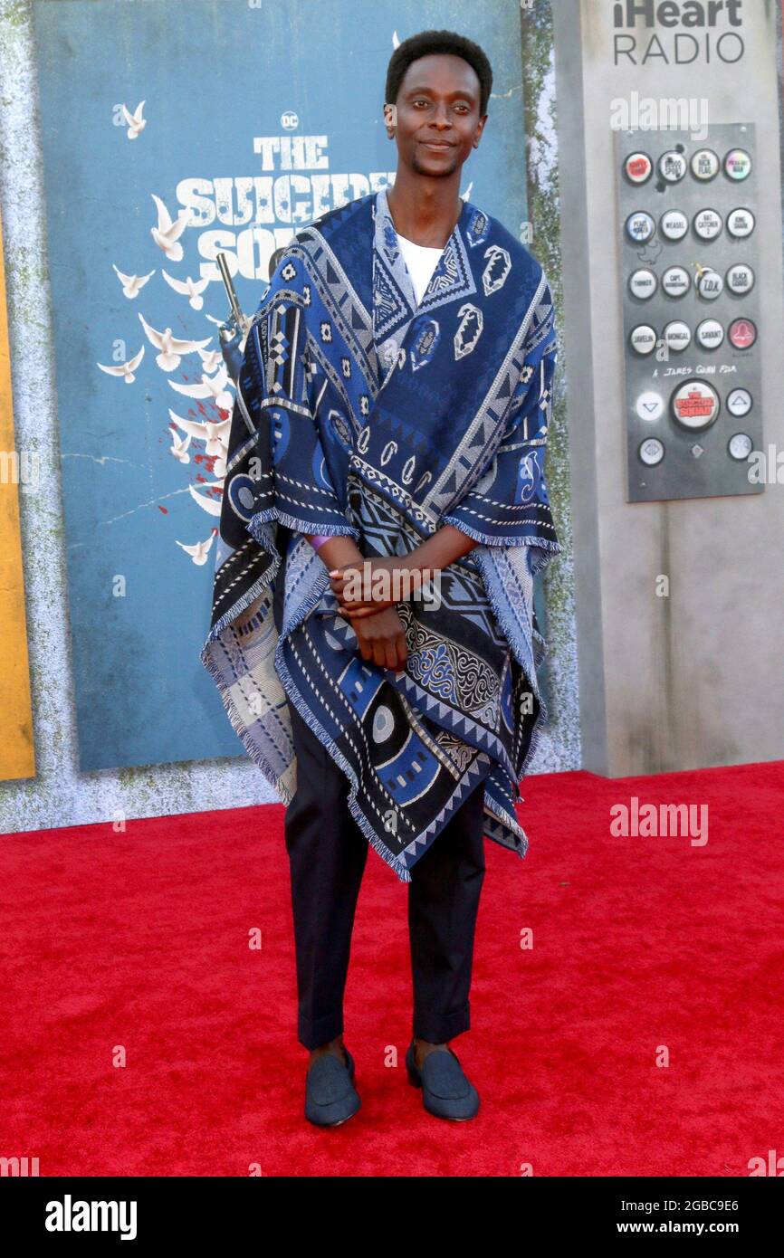 Edi Gathegi at arrivals for THE SUICIDE SQUAD Premiere, The Landmark Westwood, Los Angeles, CA August 2, 2021. Photo By: Priscilla Grant/Everett Collection Stock Photo