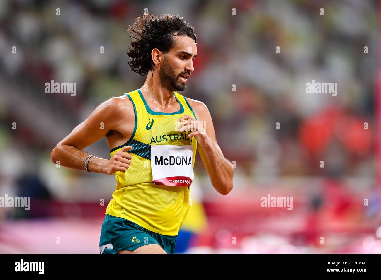 TOKYO, JAPAN - AUGUST 3: Morgan McDonald of Australia competing on Men