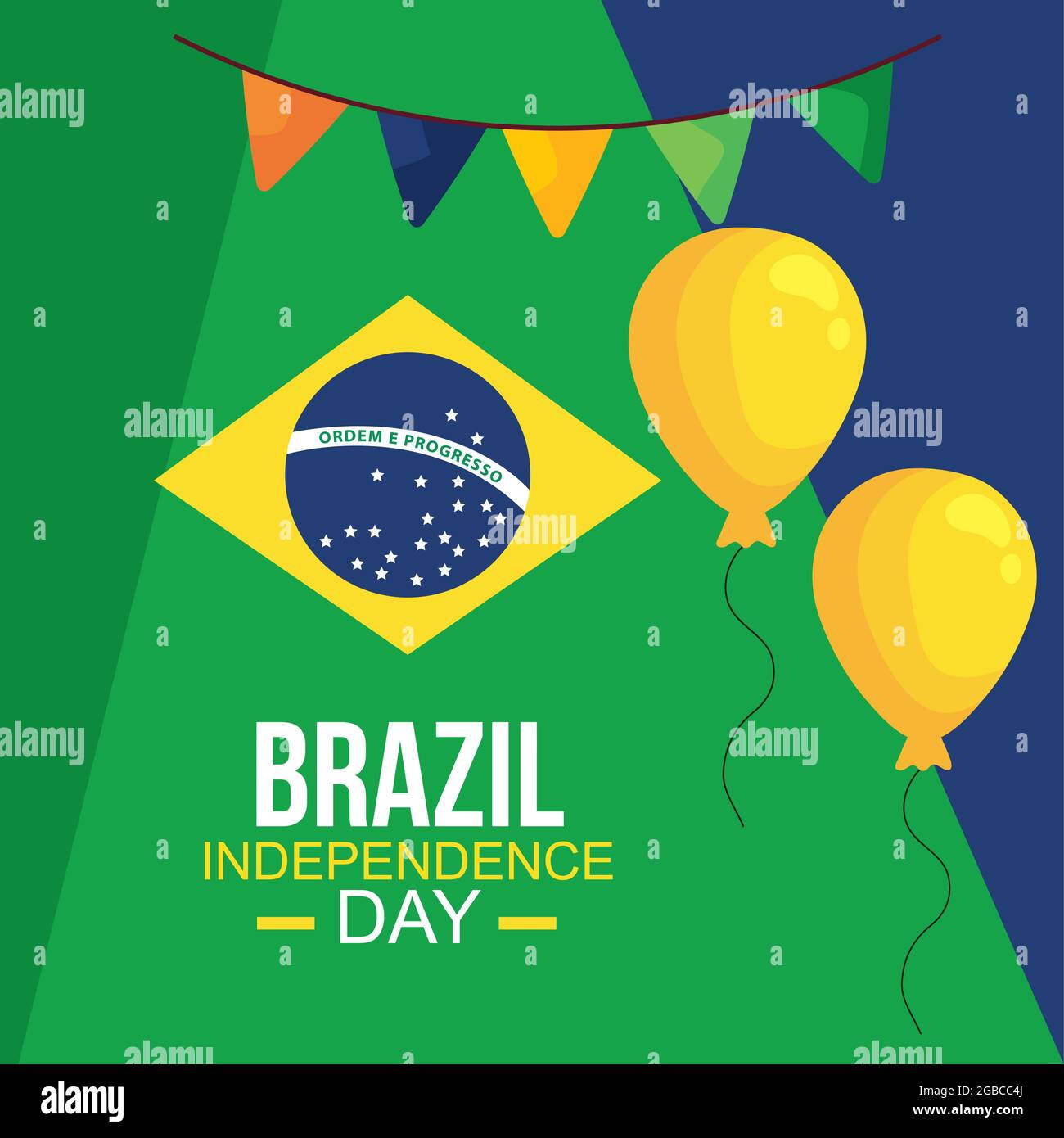 poster independence in brazil Stock Vector Image & Art - Alamy