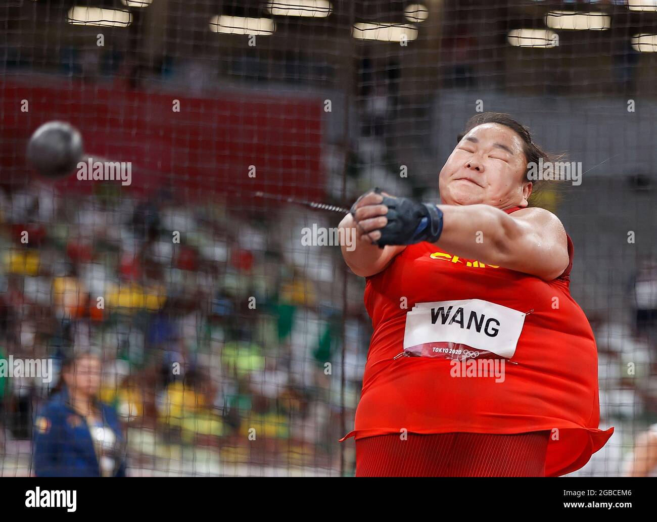Tokyo, Japan. 3rd Aug, 2021. Wang Zheng of China competes during the ...