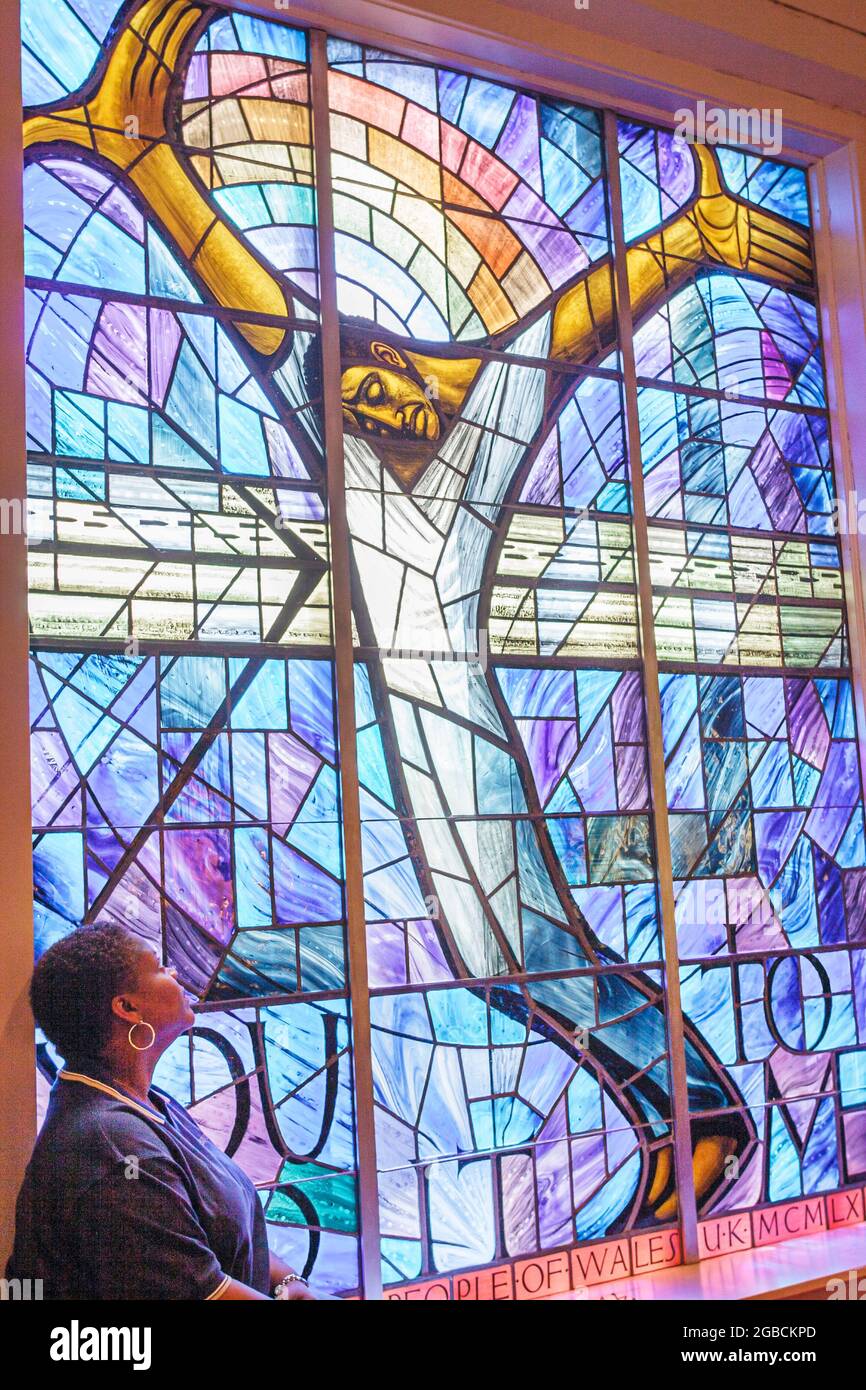 Birmingham Alabama,16th Street Baptist Church,inside interior Black