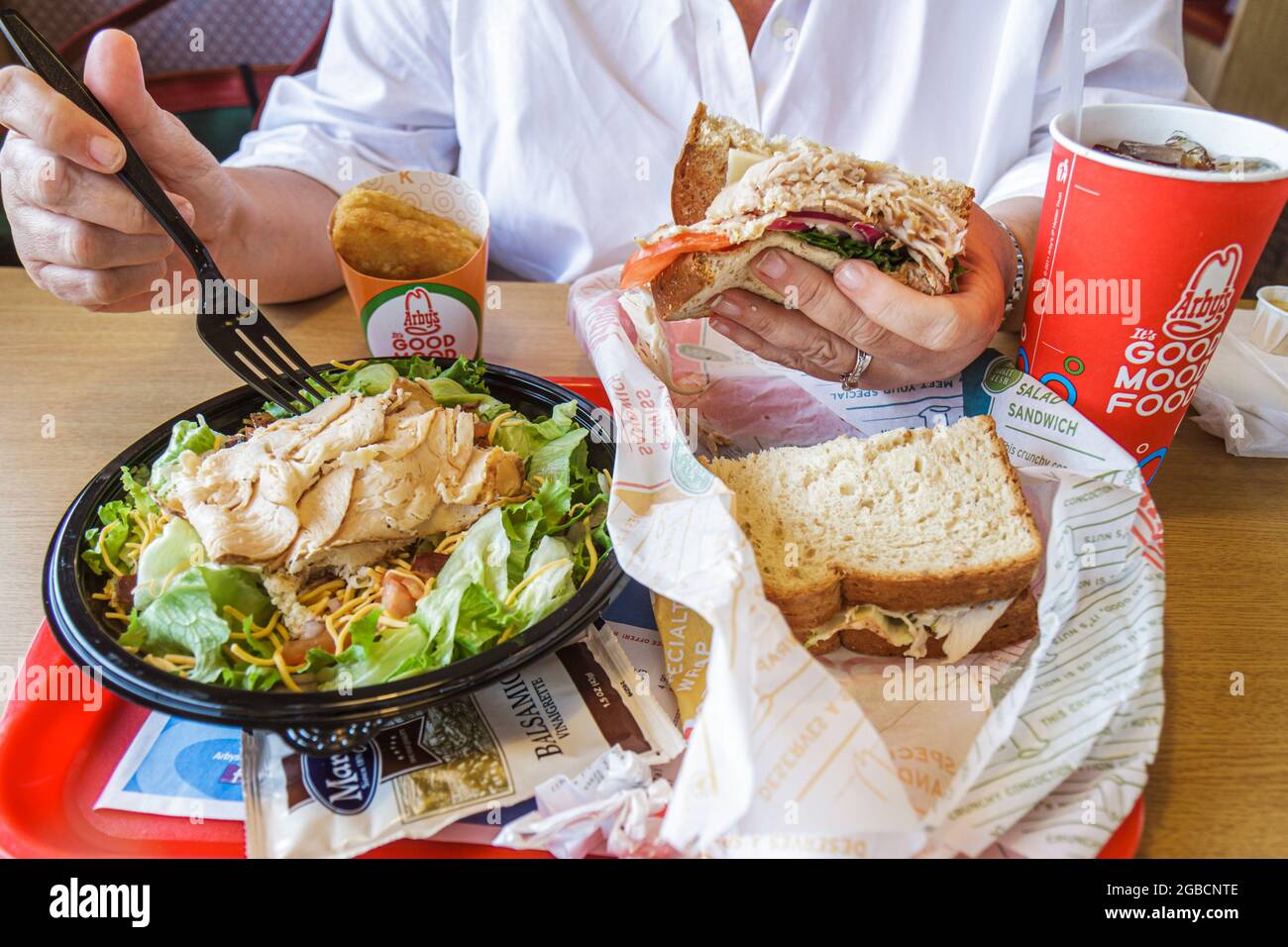 Arby's salad hires stock photography and images Alamy