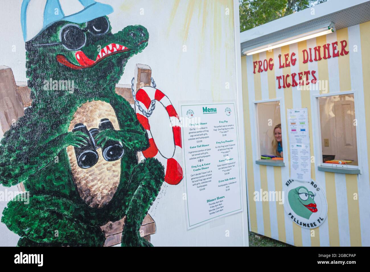 Florida fellsmere frog leg festival annual dinner tickets ticket booth
