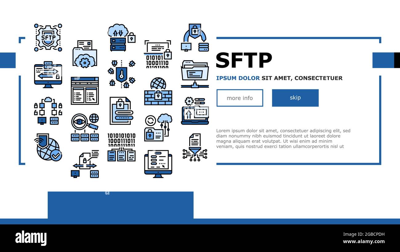 Ssh background Stock Vector Images - Alamy