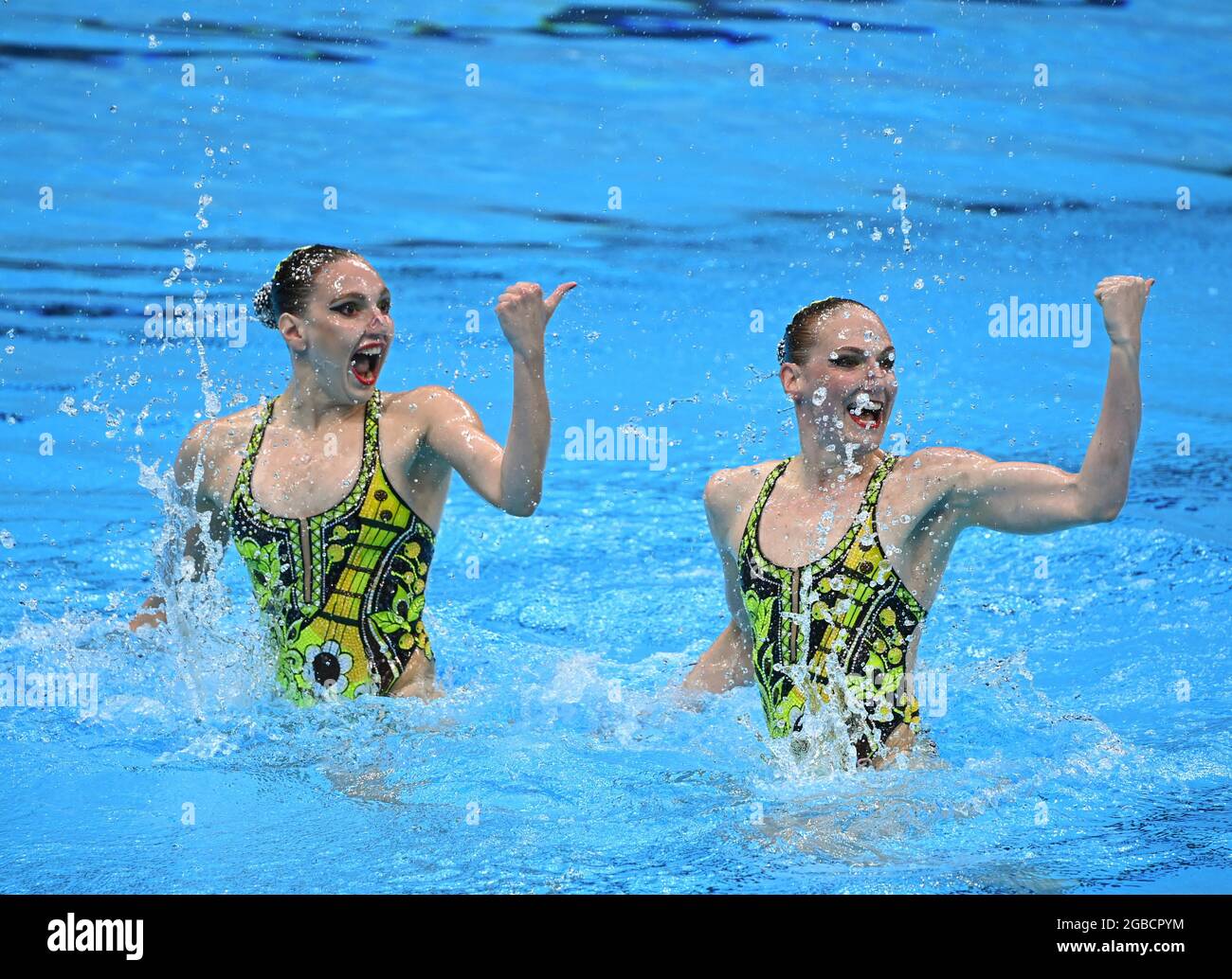 Tokyo, Japan. 3rd Aug, 2021. Svetlana Kolesnichenko and Svetlana