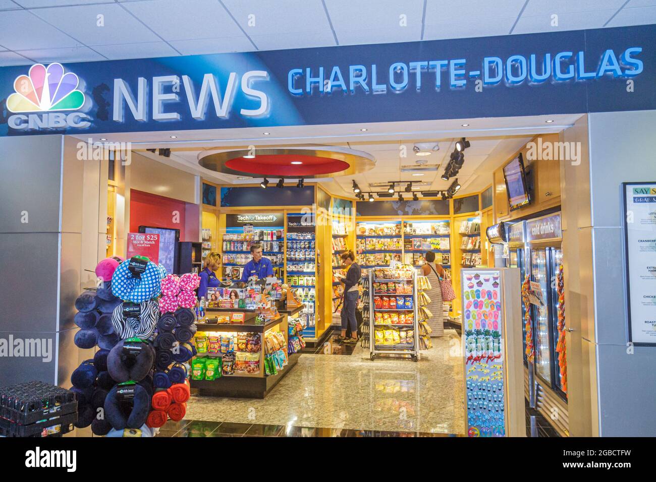 Cnbc store charlotte airport hi-res stock photography and images - Alamy