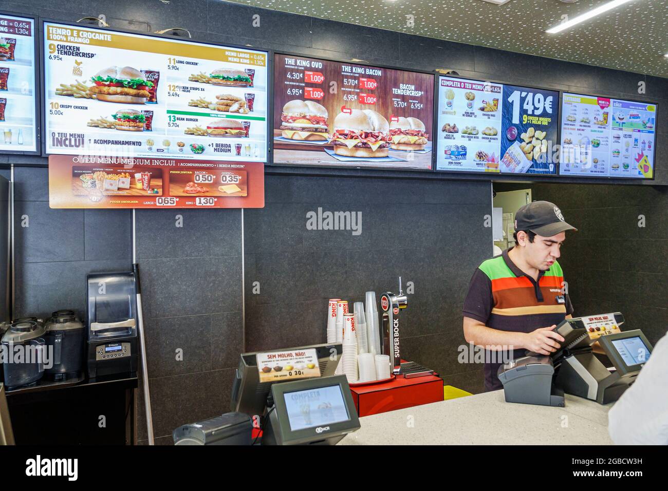 Burger king menu hi-res stock photography and images - Alamy