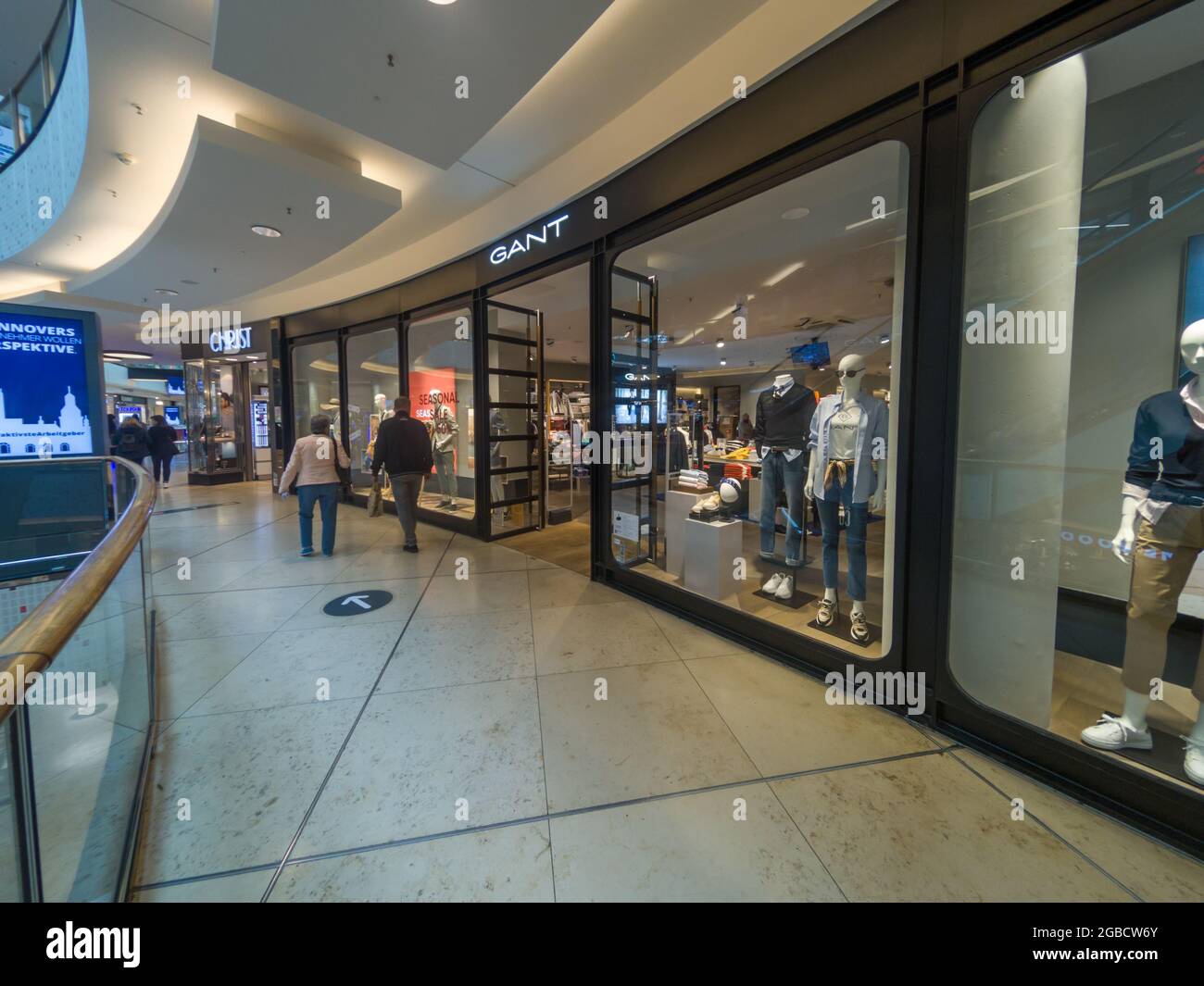 HANNOV, GERMANY - Jul 01, 2021: The GANT shop in a Mall in Hanover, Germany  Stock Photo - Alamy