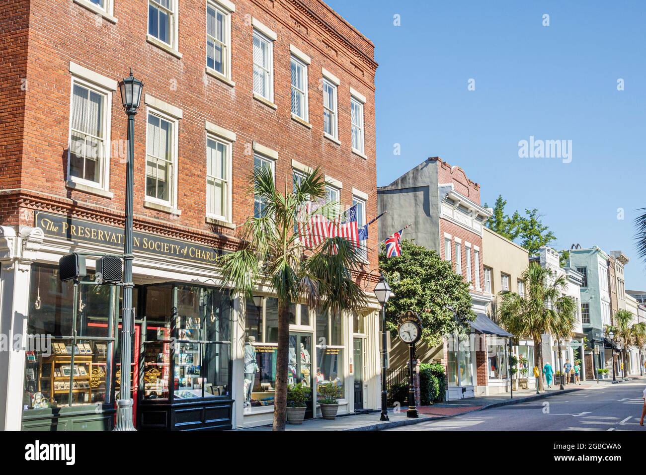 Charleston South Carolina,historic downtown King Street The