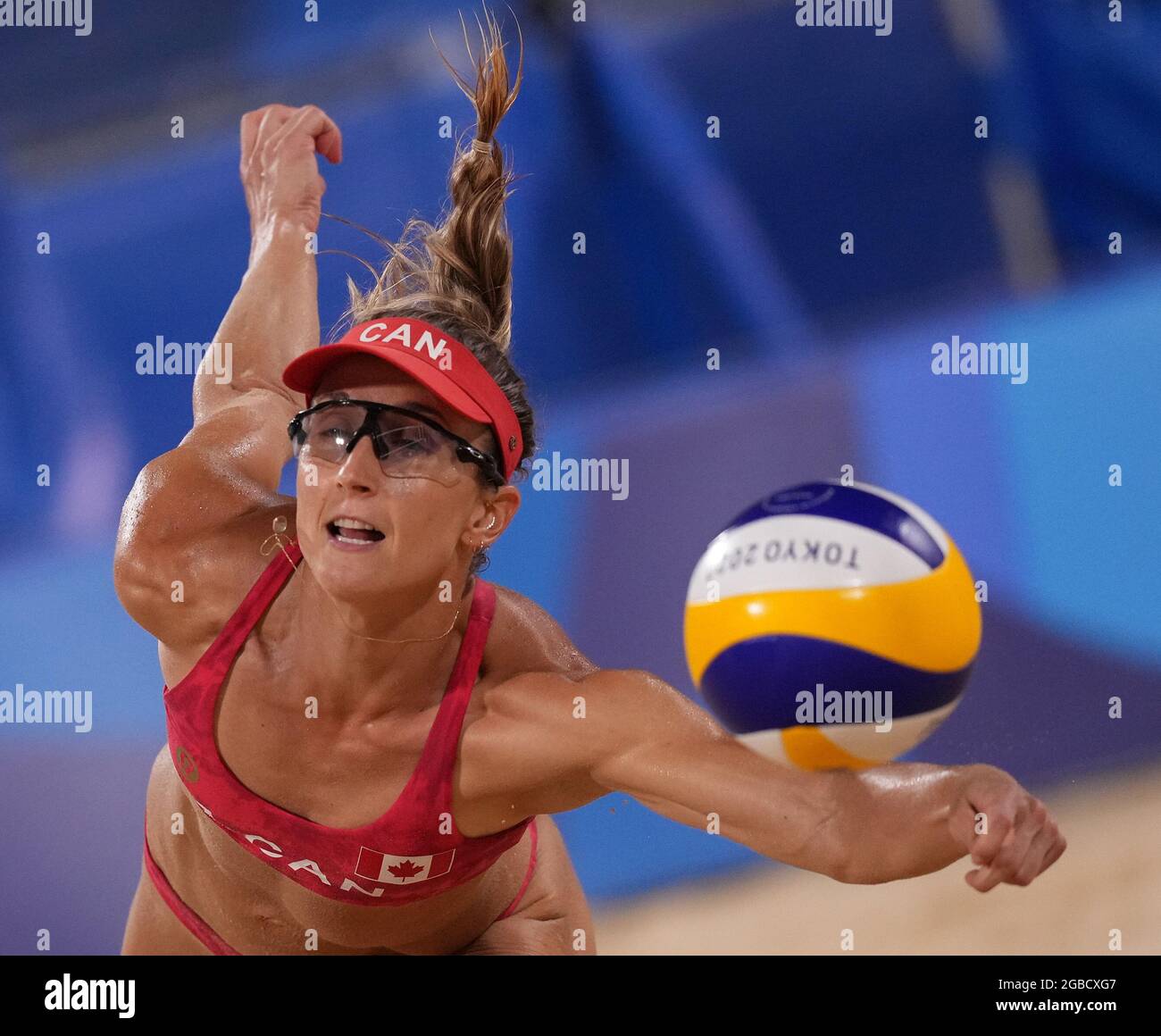 Tokyo, Japan. 3rd Aug, 2021. Brandie Wilkerson of Canada competes