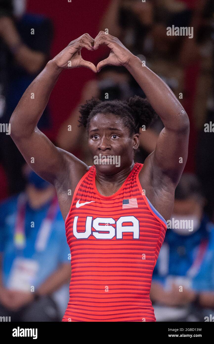 Tokyo, Japan. August 03 2021 STOCK MENSAH Tamyra Marianna (USA) Women