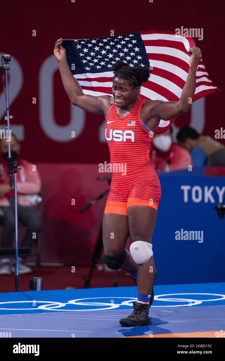 Tokyo, Japan. August 03 2021 STOCK MENSAH Tamyra Marianna (USA) Women