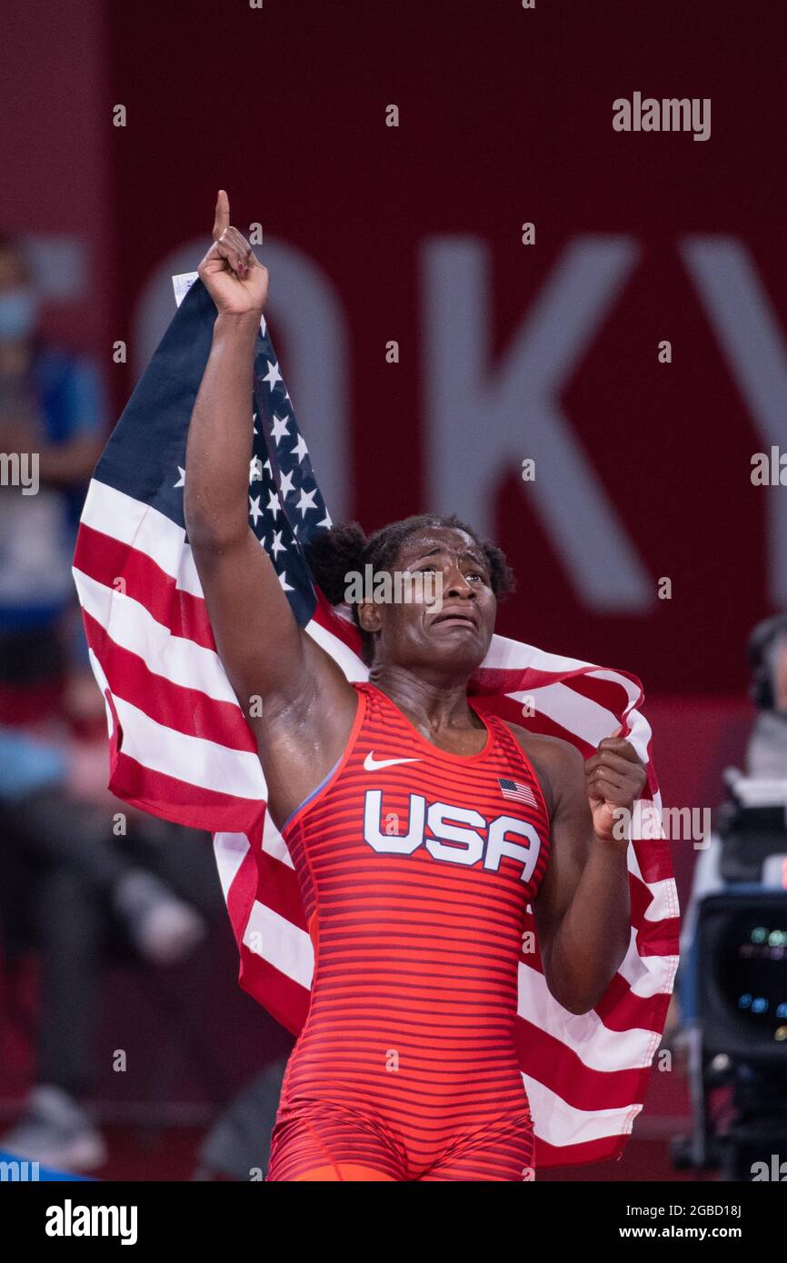 Tokyo, Japan. August 03 2021 STOCK MENSAH Tamyra Marianna (USA) Women