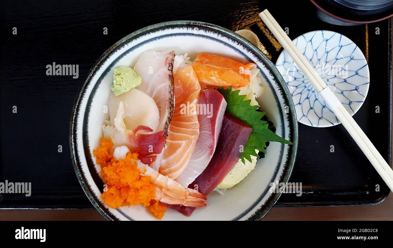 Japanese poke bowl hi-res stock photography and images - Alamy