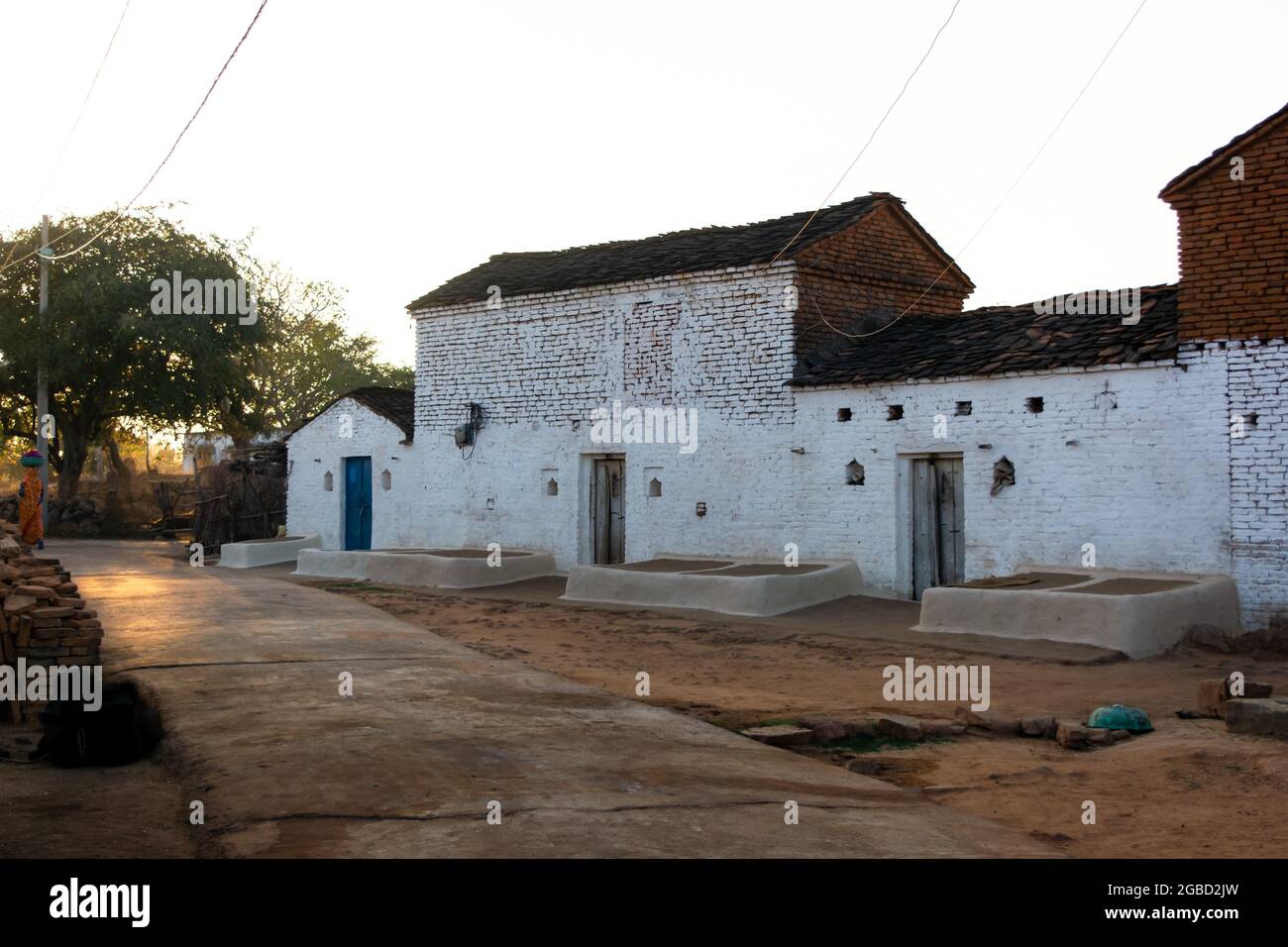 Rural indian village house hi-res stock photography and images - Alamy