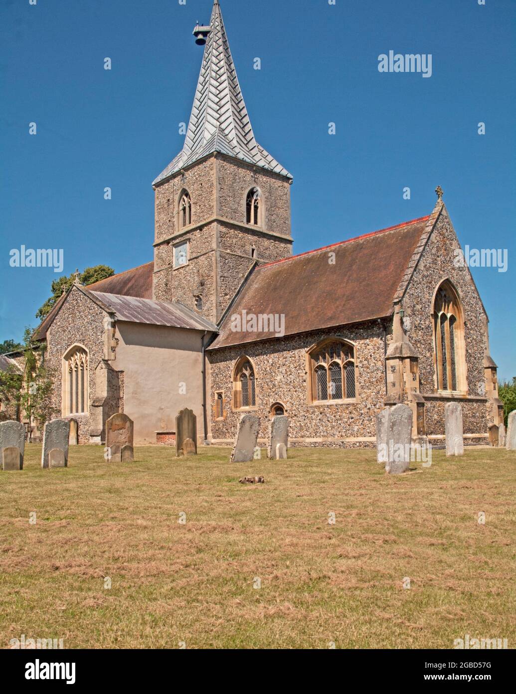 ICKLETON Cambridgeshire St Mary Magdalene Church Stock Photo