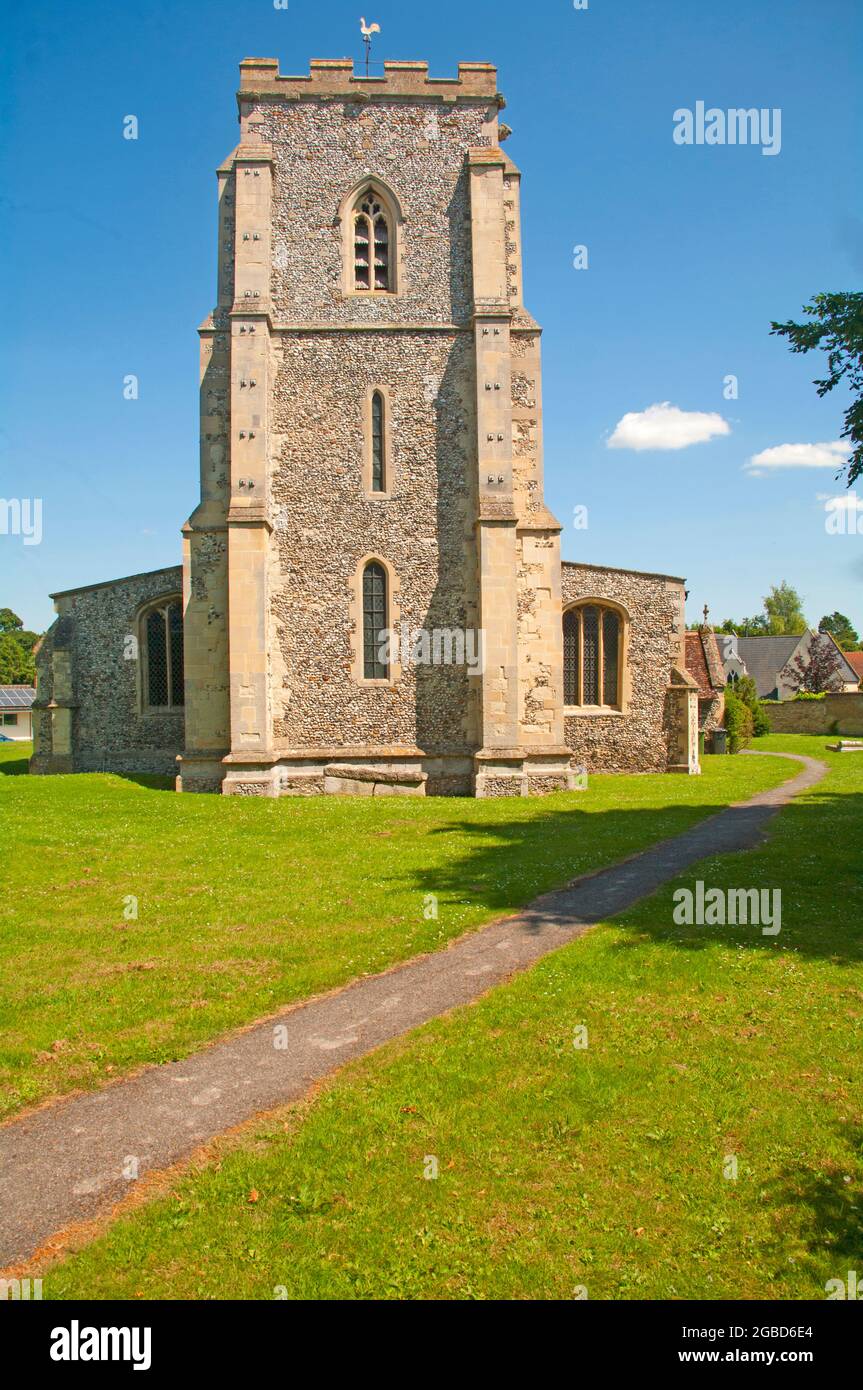 MELBOURN Cambridgeshire St Catherine,s  Church Stock Photo