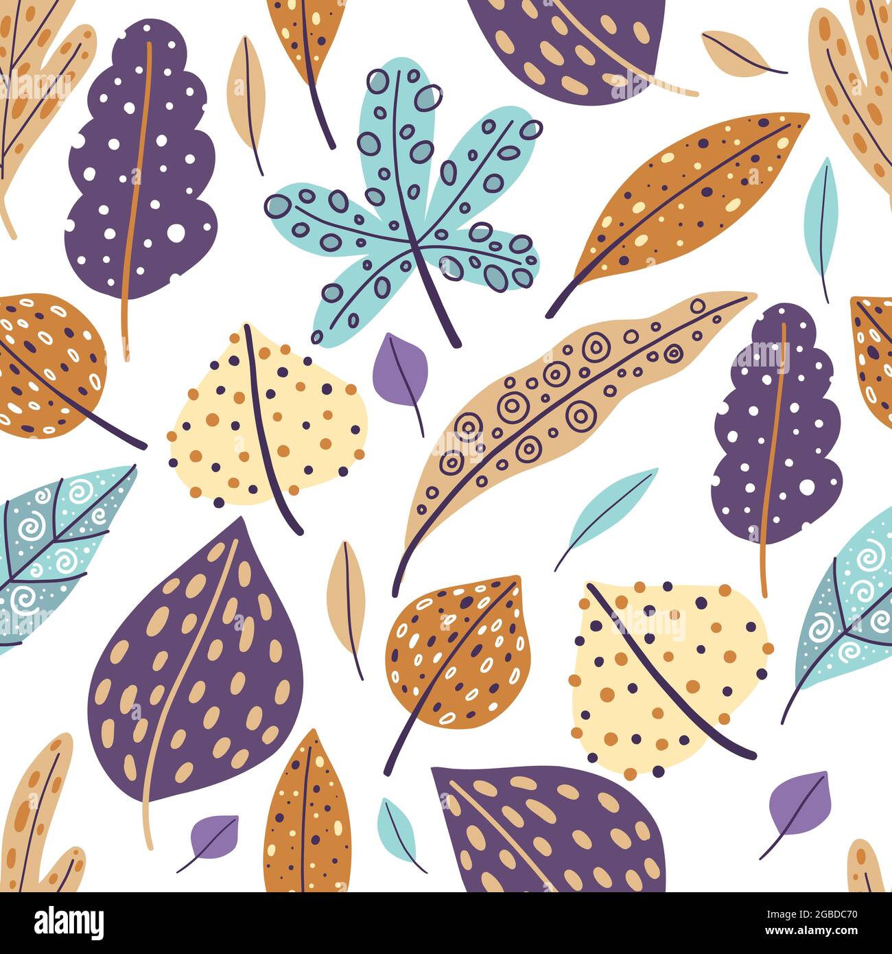 Cartoon autumn leaves hi-res stock photography and images - Alamy
