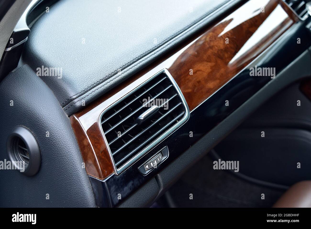 Air Conditioner System Of luxury car Stock Photo Alamy