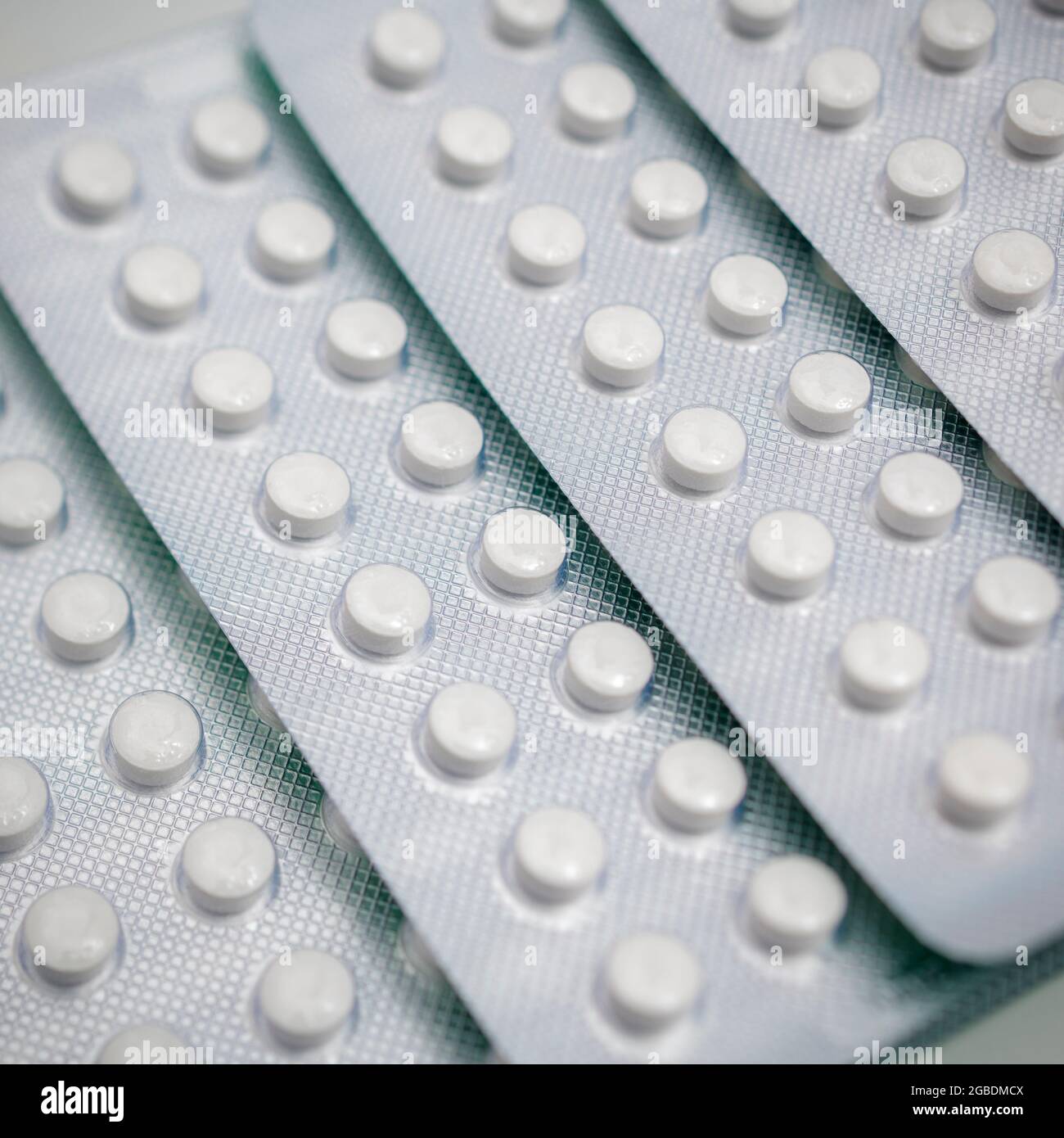 Stylised Square Shot Of Round Vitamin D 3 Pills Made By Uk Neutraceuticals Company Vitabiotics Ltd Example Of Blister Packaging Health Supplements Stock Photo Alamy