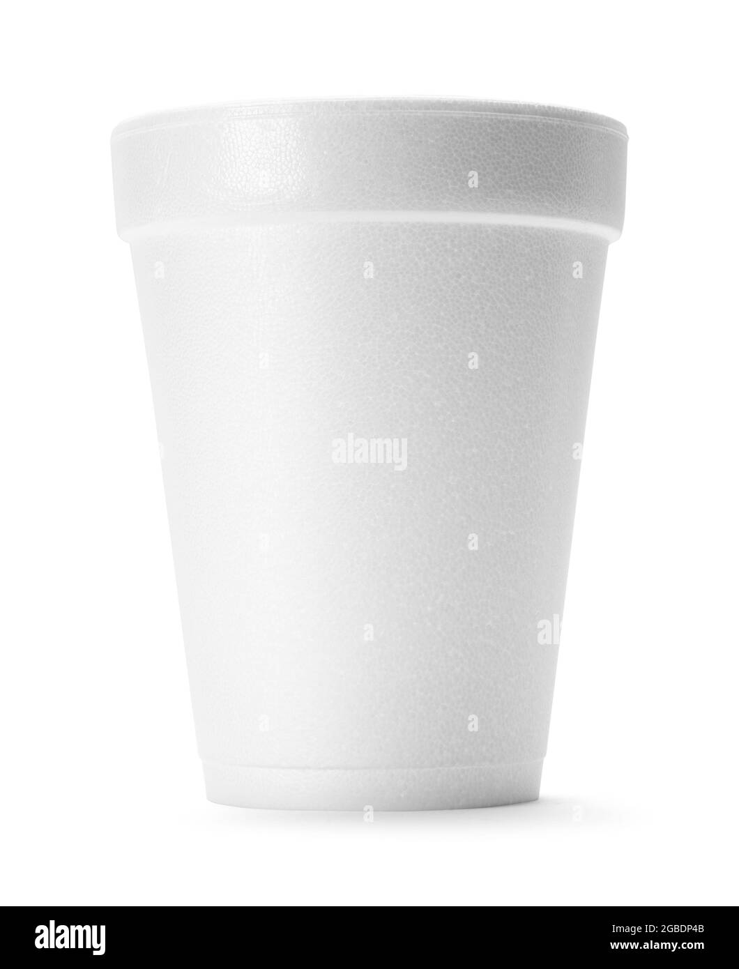 Simple Styrofoam Cup Side View Cut Out on White Stock Photo Alamy