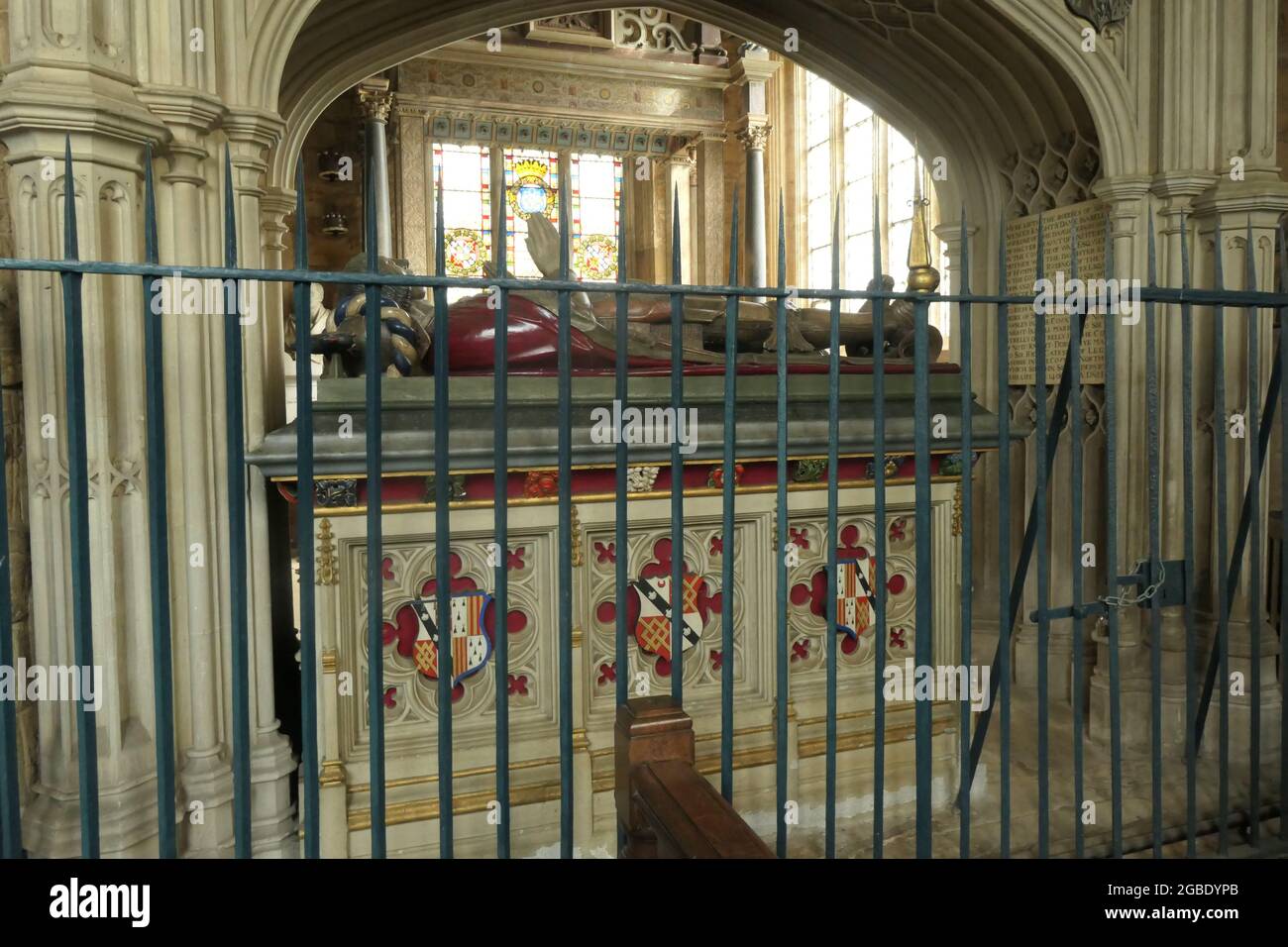 crypt for Diana Spencer princess of Wales Church buried in Crypt with