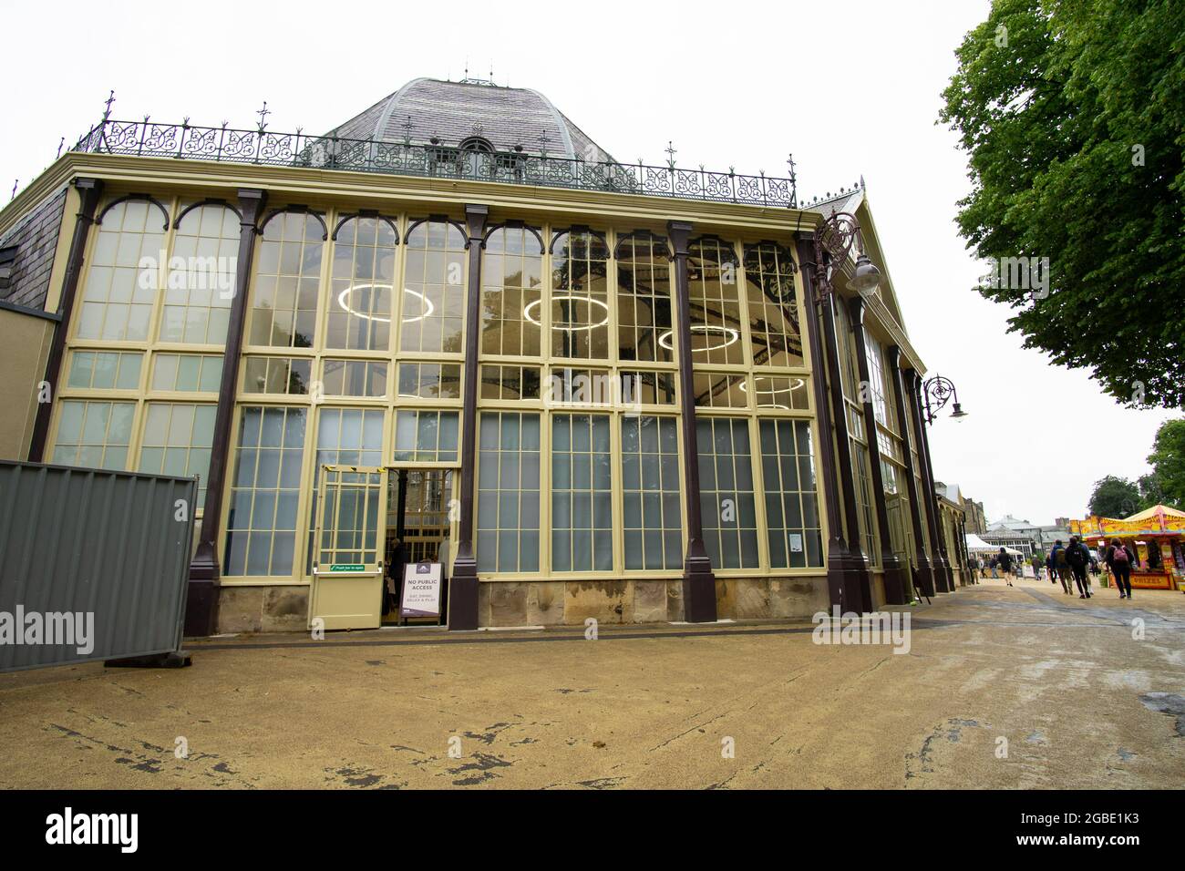 Listed orangery greenhouse in Buxton, Derbyshire, UK Stock Photo Alamy
