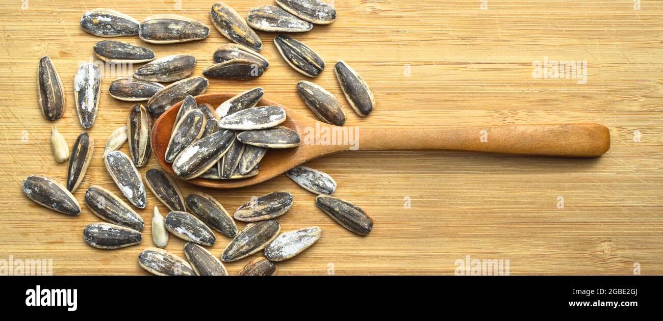Roasted salted sunflower seeds pile hi-res stock photography and images ...