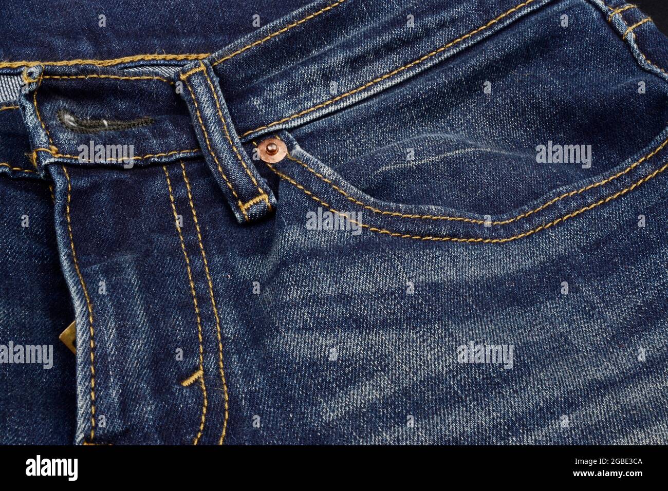 Denim stiches hi-res stock photography and images - Alamy