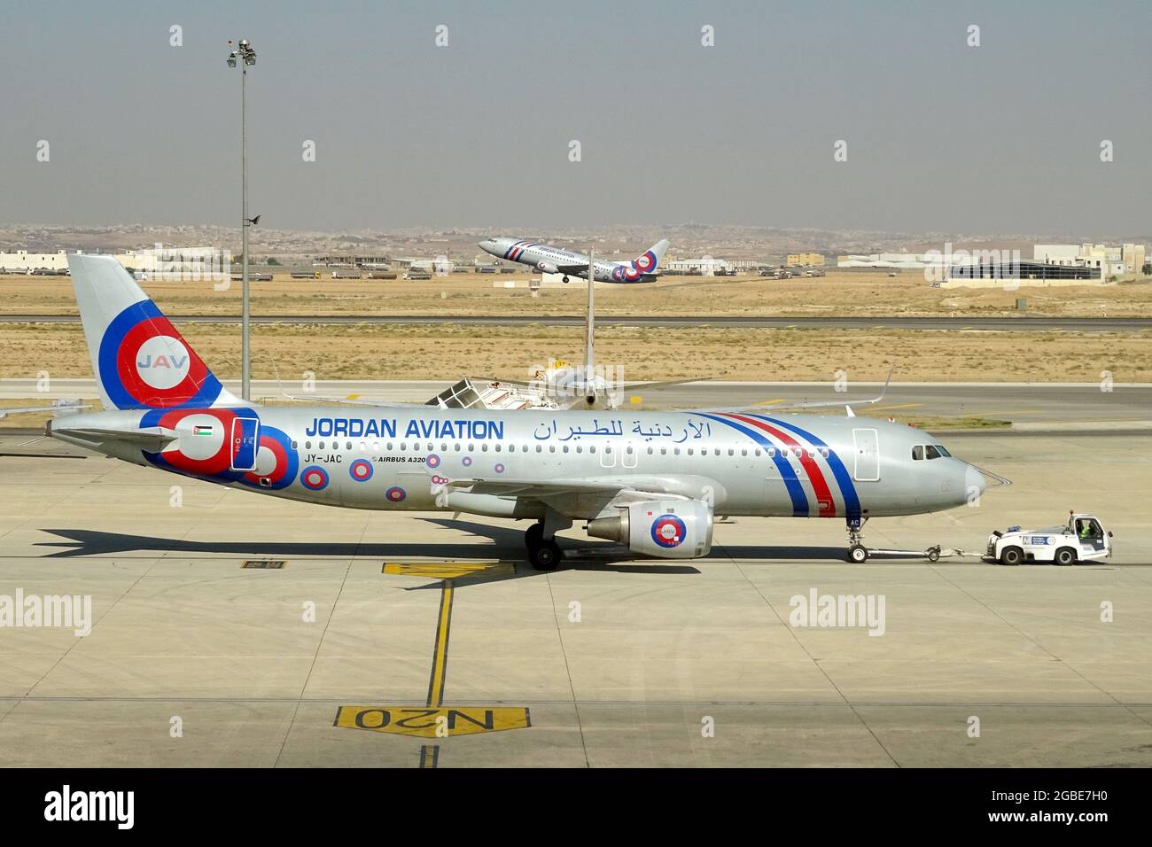 Jordan Aviation, Airbus A320 airplane Stock Photo - Alamy
