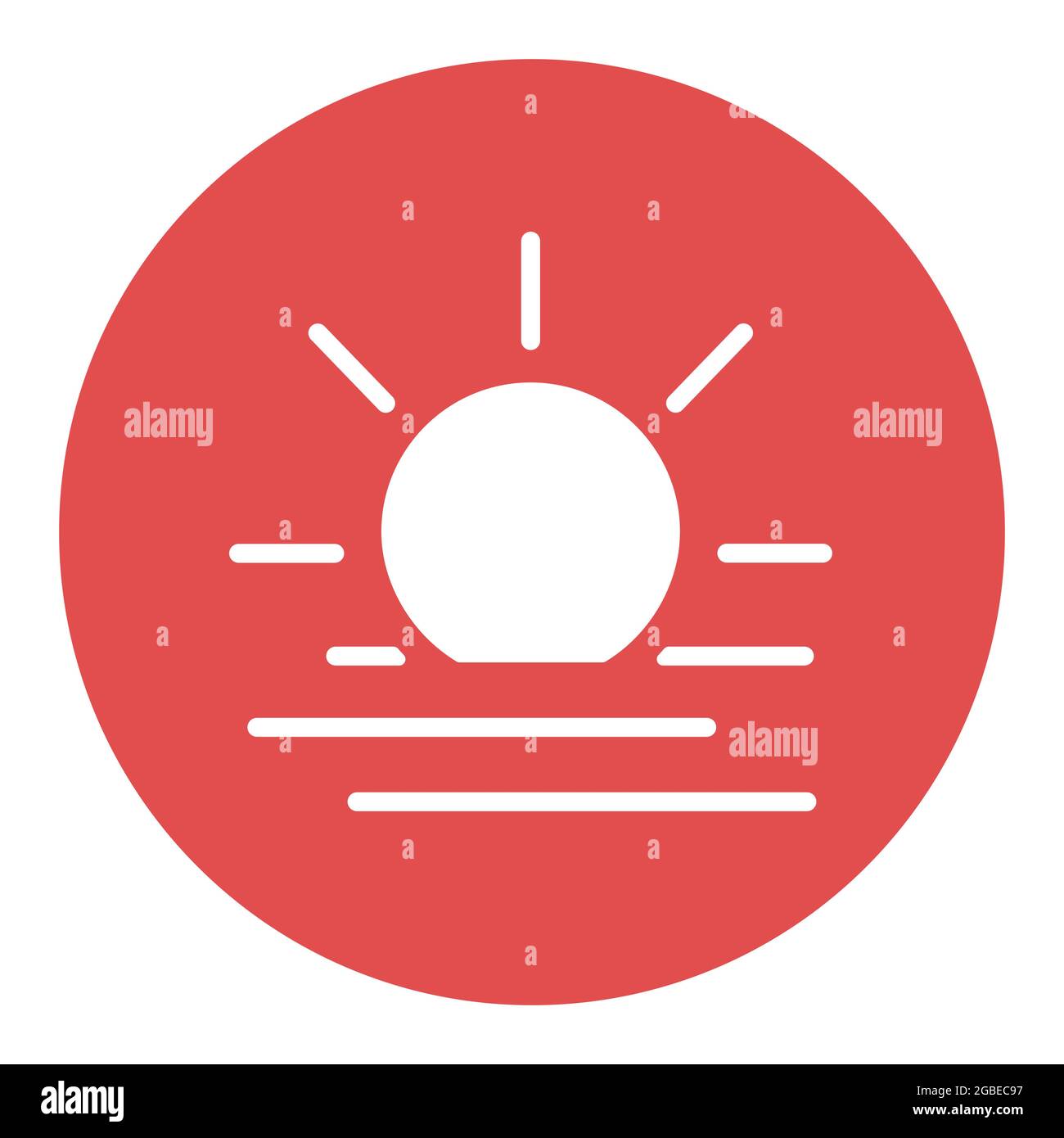 Summer sun heat vector glyph icon. Meteorology sign. Graph symbol for ...