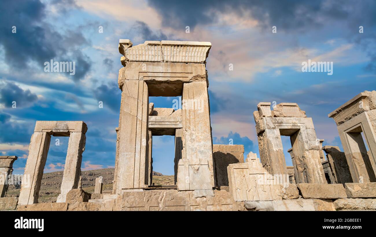 Persepolis, Iran May 2019 Ruins of Persepolis, the capital of the