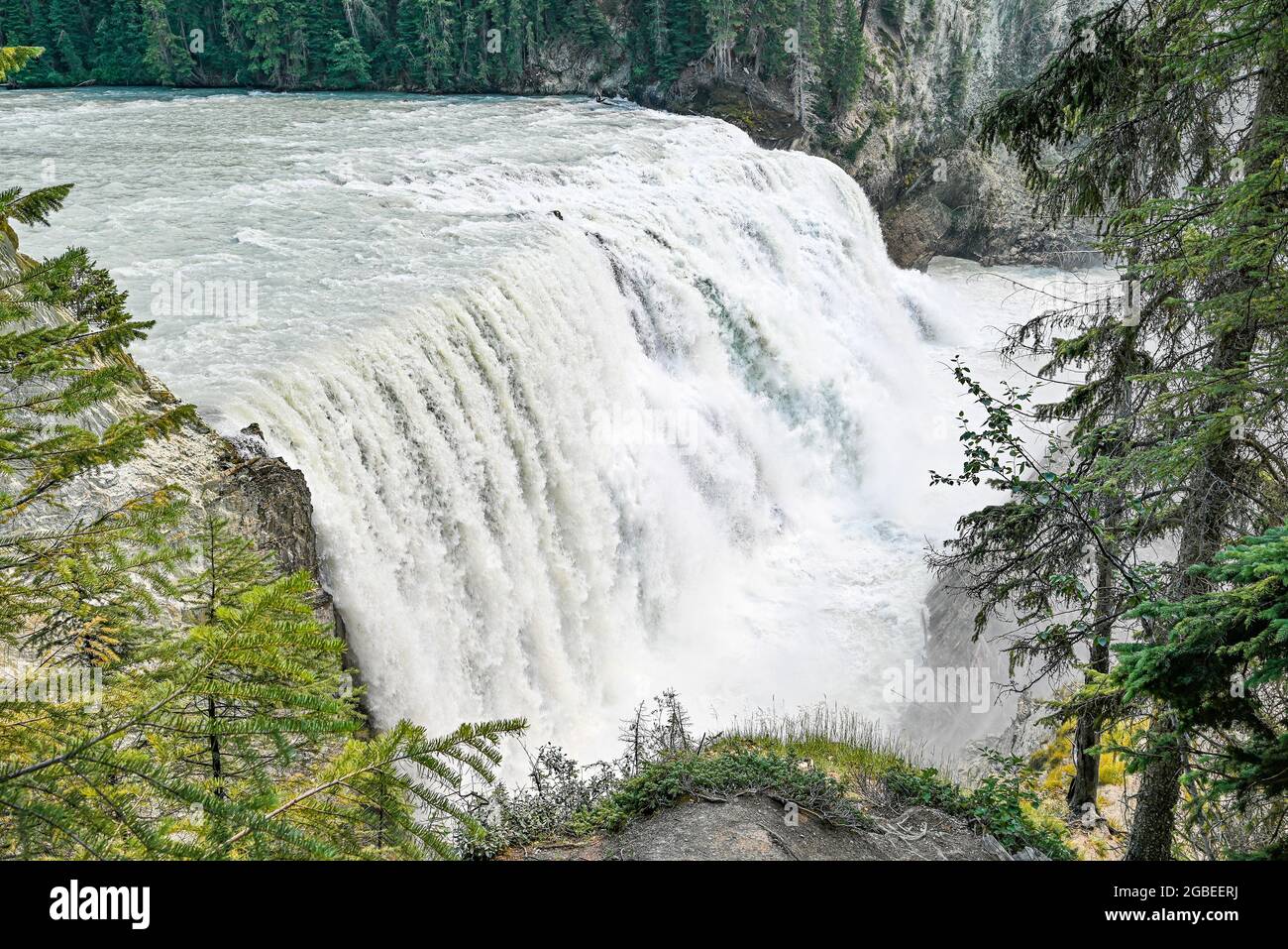 Wapta falls, Yoho National Park, British Columbia, Canada Stock Photo