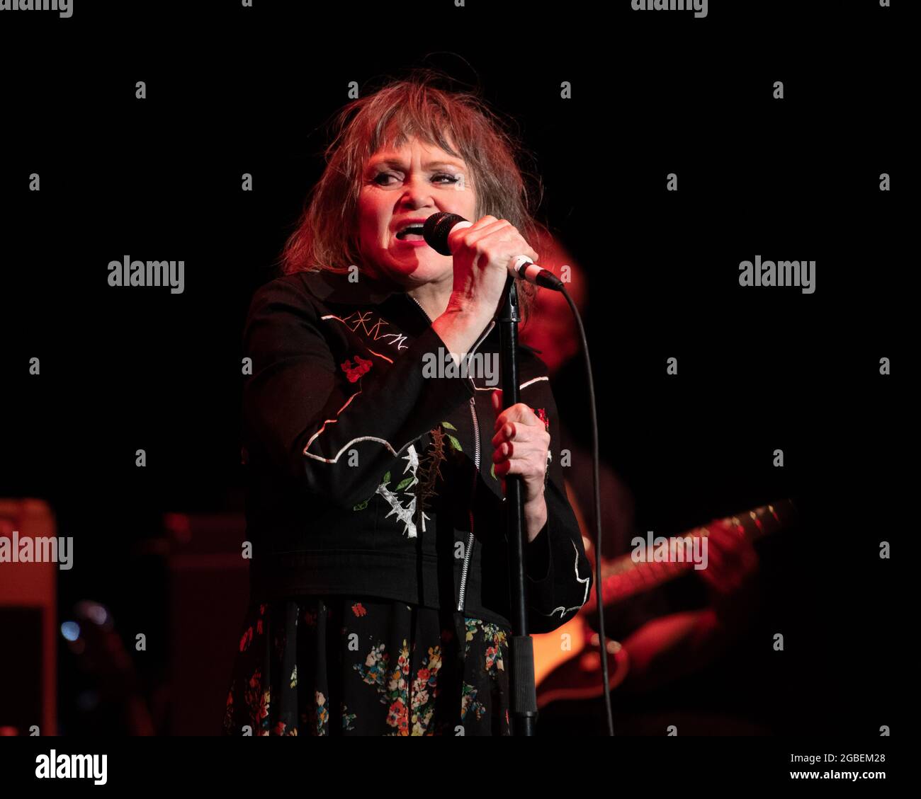 August 1, 2021, Costa Mesa, California, USA: EXENE CERVENKA of X at ...