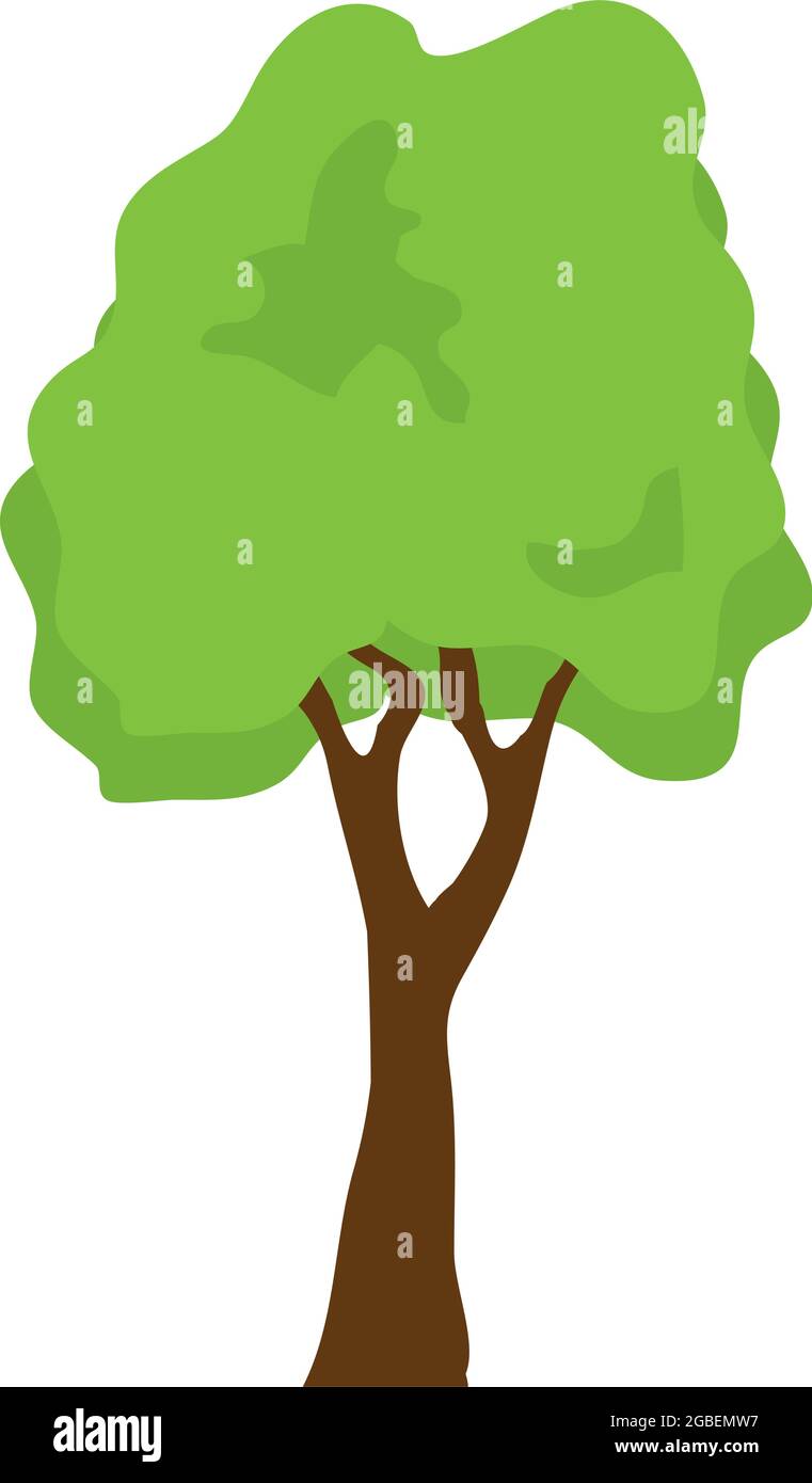 tall tree icon on white background Stock Vector Image & Art - Alamy