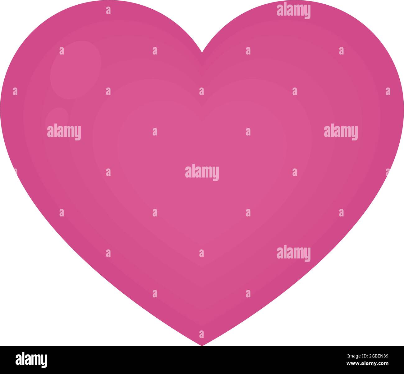 pink heart icon on white background Stock Vector Image & Art - Alamy