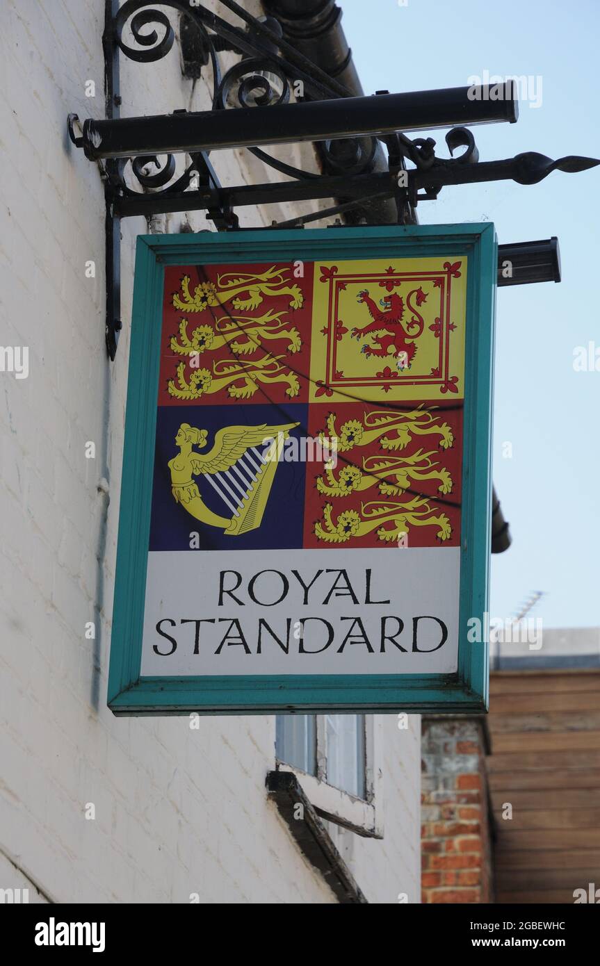 Royal Standard sign, Wallingford, Oxfordshire Stock Photo Alamy